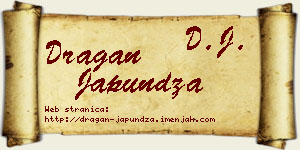 Dragan Japundža vizit kartica